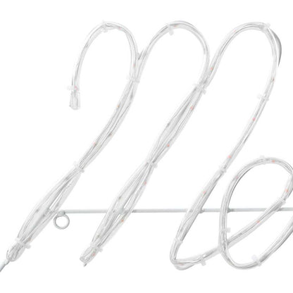 Kerstbord met 216 LED Rood 99 x 55 x 13 cm IJzer