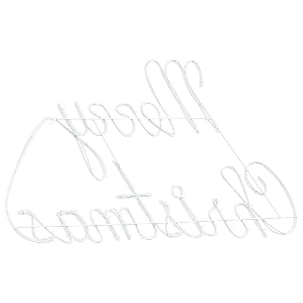 Kerstbord met 216 LED Rood 99 x 55 x 13 cm IJzer