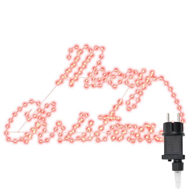 Kerstbord 216 Led's Rood 99 X 55 X 13 Cm Ijzer