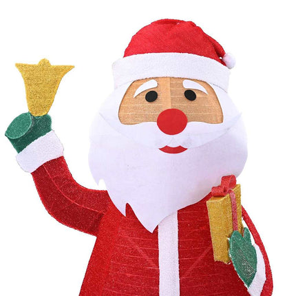 Kerstman 200 Led's Warmwit 100 X 180 Cm Stof