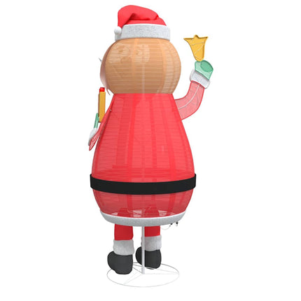 Kerstman 200 Led's Warmwit 100 X 180 Cm Stof