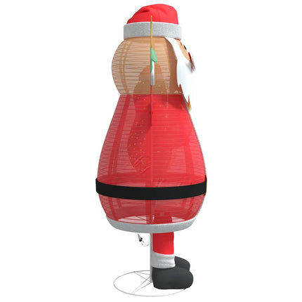 Kerstman 200 Led's Warmwit 100 X 180 Cm Stof