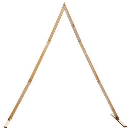 Trouwrand Licht Bruin 202 X 95 X 254 Cm Massief Vurenhout