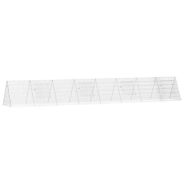 Konijnenkooi Zilver 430 X 55 X 55 Cm Gegalvaniseerd Staal