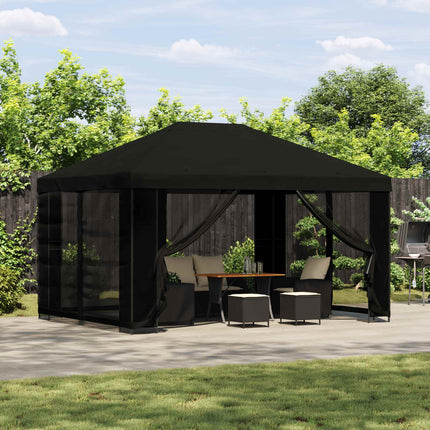 Paviljoen 4 × 3 M Polyester En Staal 190 Gsm