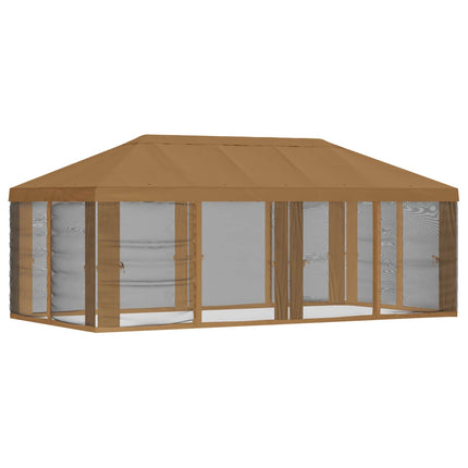 Gazebo Hoes Met Zijwanden 6 X 3 M Polyester 190