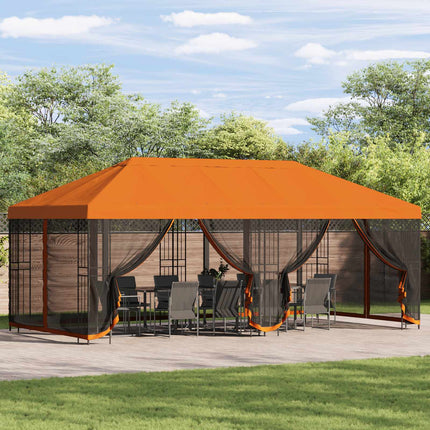 Gazebo Hoes Met Zijwanden 6 X 3 M Polyester 190