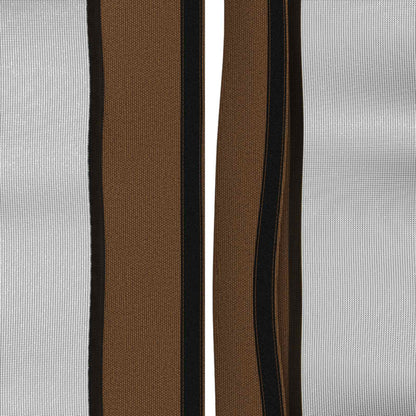 Gazebo Hoes Met Zijwanden Taupe 600,5 X 300,5 Cm Polyester