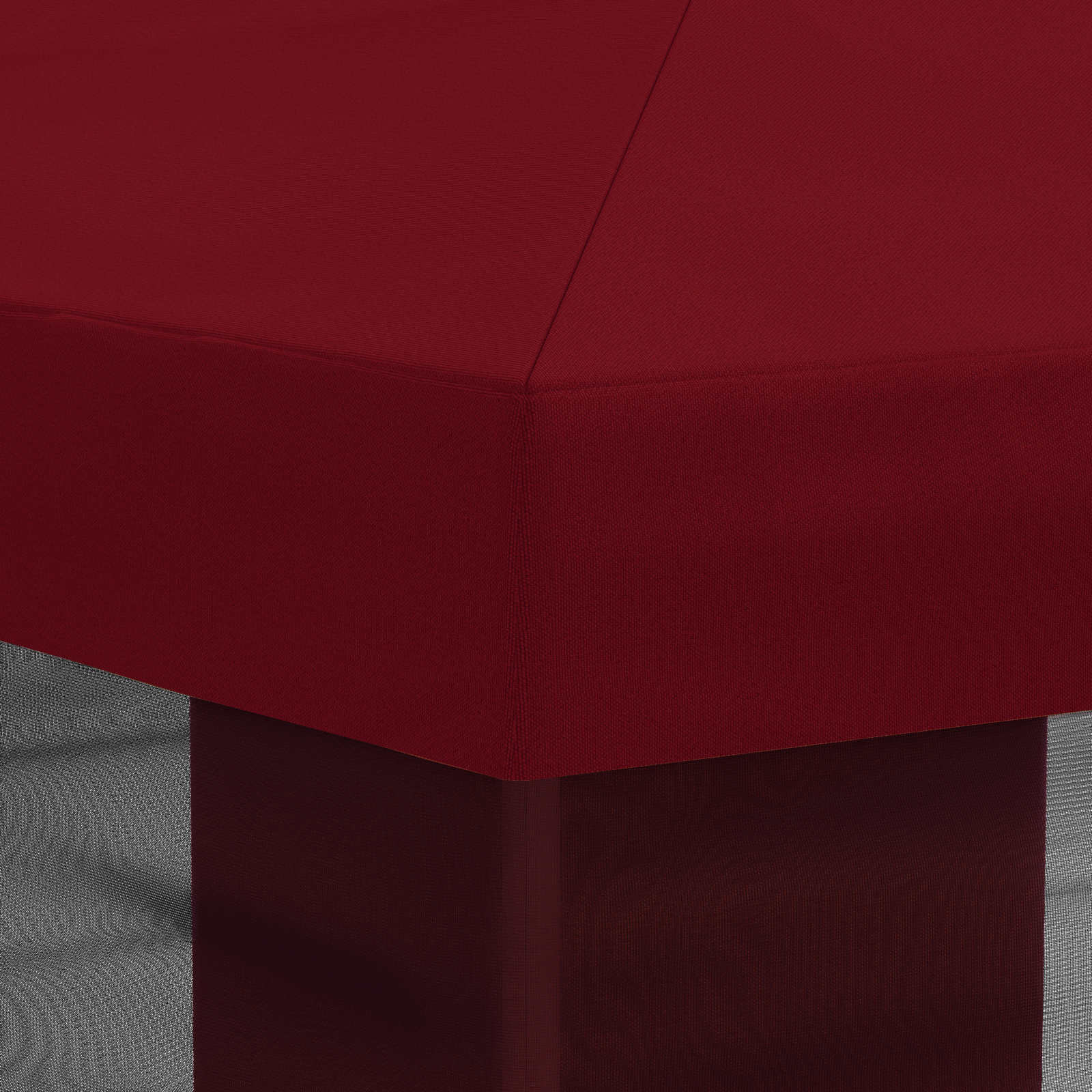 Gazebo Hoes Met Zijwanden Bordeauxrood 600,5 X 300,5 Cm
