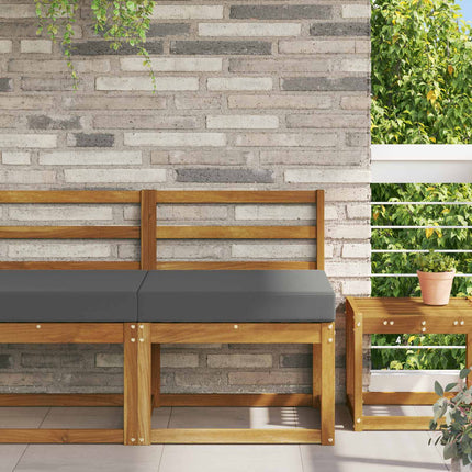 Buiten Bankkussen 2 Pcs Polyester Antraciet