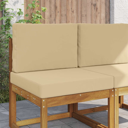 Buiten Bankkussen 2 Pcs Polyester Beige
