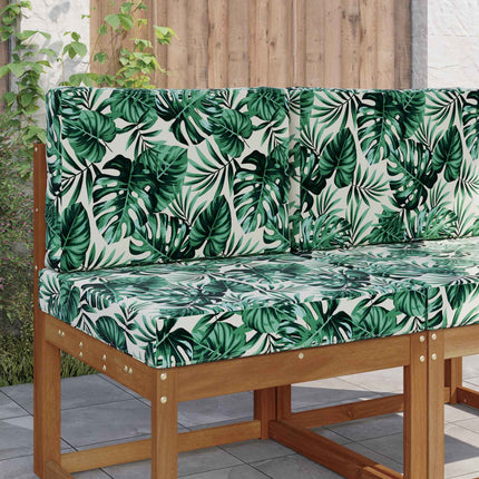 Buiten Bankkussen 80 X 80 X 8 Cm Polyester Bladpatroon