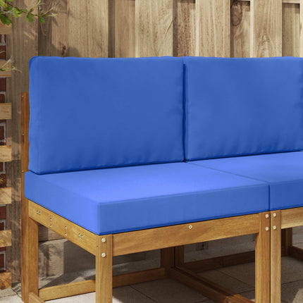 Buiten Bankkussen 80 X 80 X 8 Cm Polyester Turquoise