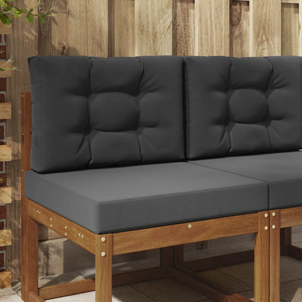 Buiten Bankkussen 2 Pcs Polyester Antraciet