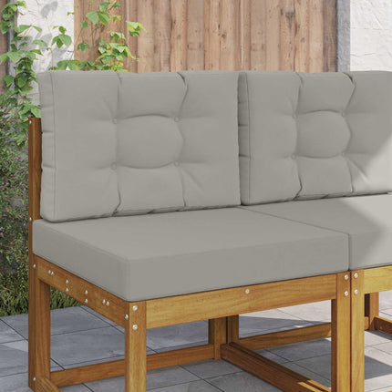 Buiten Bankkussen 2 Pcs Polyester Grijs