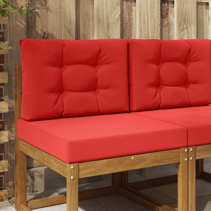 Buiten Bankkussen 2 Pcs Polyester Rood