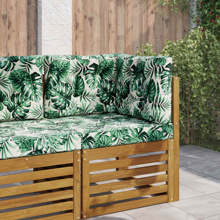 Buiten Bankkussen 80 X 80 X 8 Cm Polyester Bladpatroon