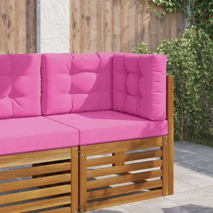 Buiten Bankkussen 2 Pcs Polyester Roze