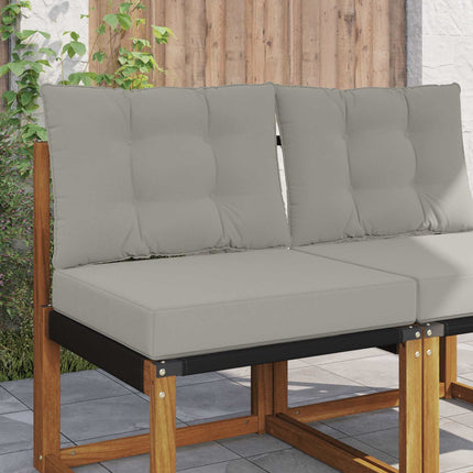 Buiten Bankkussen 2 Pcs Polyester Grijs