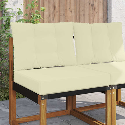 Buiten Bankkussen 3 Pcs Polyester Crème