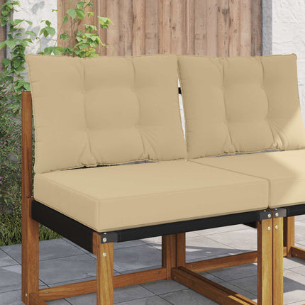 Buiten Bankkussen 2 Pcs Polyester Beige