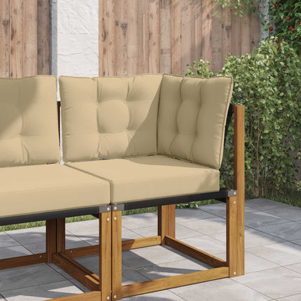 Buiten Bankkussen 2 Pcs Polyester Beige