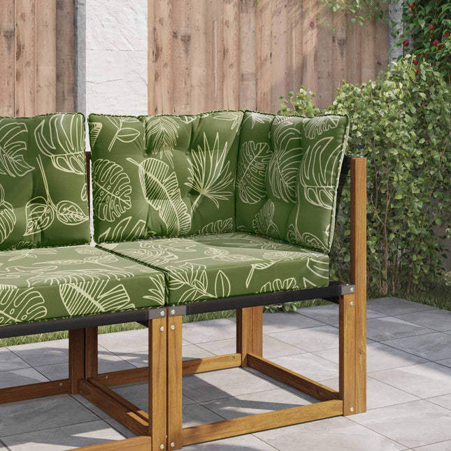 Buiten Bankkussen 80 X 80 X 8 Cm Polyester Bladontwerp