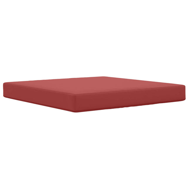 Buiten Bankkussen 80 X 80 X 8 Cm Polyester Wijnrood