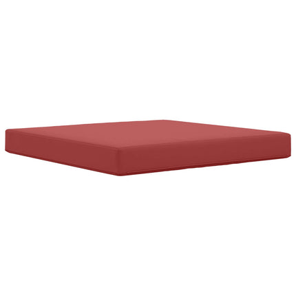 Buiten Bankkussen 80 X 80 X 8 Cm Polyester Wijnrood
