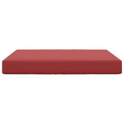 Buiten Bankkussen 80 X 80 X 8 Cm Polyester Wijnrood