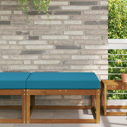 Buiten Bankkussen Koninklijk Blauw 80 X 80 X 8 Cm Polyester Koningsblauw