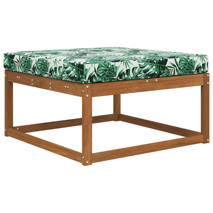 Buiten Bankkussen 80 X 80 X 8 Cm Polyester Bladpatroon