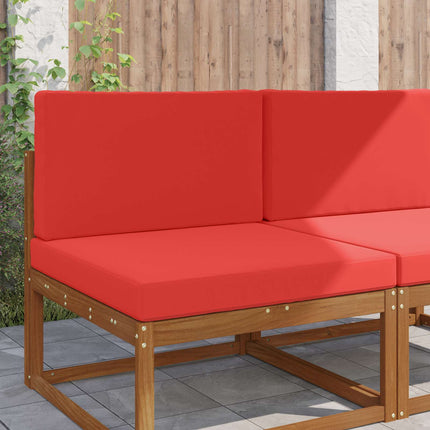 Buiten Bankkussen 2 Pcs Polyester Rood