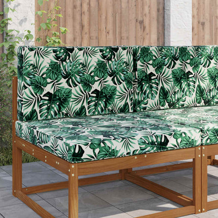 Buiten Bankkussen 80 X 80 X 8 Cm Polyester Bladpatroon