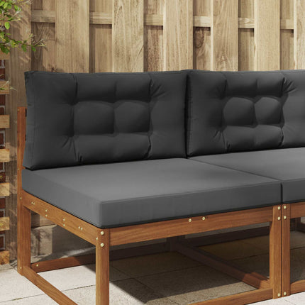 Buiten Bankkussen 2 Pcs Polyester Antraciet