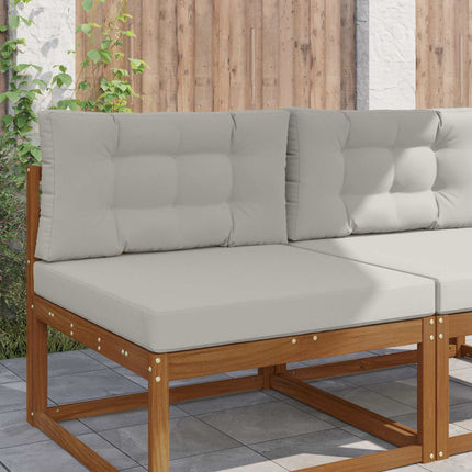 Buiten Bankkussen 2 Pcs Polyester Grijs