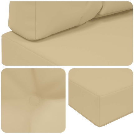 Buiten Bankkussen 2 Pcs Polyester Beige