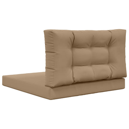 Buiten Bankkussen 2 Pcs Polyester Taupe