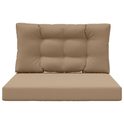 Buiten Bankkussen 2 Pcs Polyester Taupe