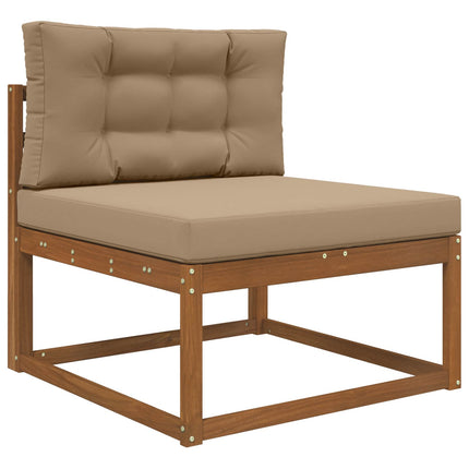 Buiten Bankkussen 2 Pcs Polyester Taupe