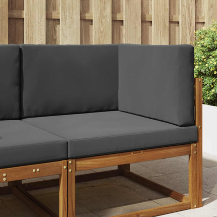 Buiten Bankkussen 2 Pcs Polyester Antraciet