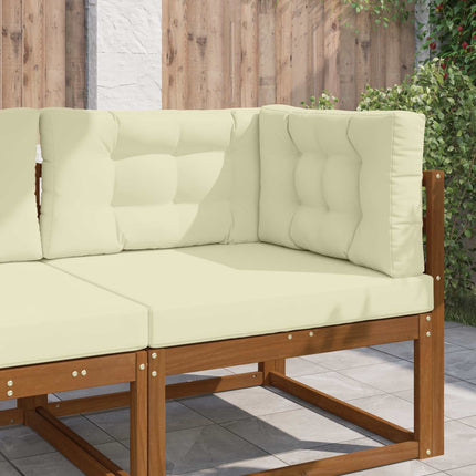 Buiten Bankkussen 3 Pcs Polyester Crème