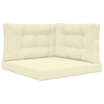 Buiten Bankkussen 3 Pcs Polyester Crème