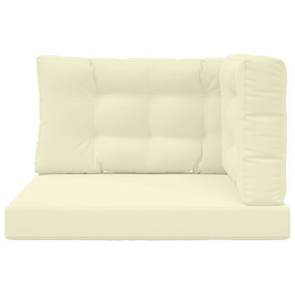 Buiten Bankkussen 3 Pcs Polyester Crème