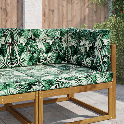 Buiten Bankkussen 80 X 80 X 8 Cm Polyester Bladpatroon
