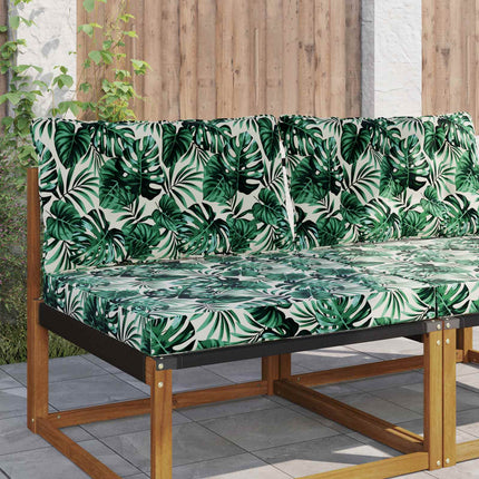 Buiten Bankkussen 80 X 80 X 8 Cm Polyester Bladpatroon