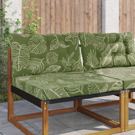 Buiten Bankkussen 80 X 80 X 8 Cm Polyester Bladontwerp