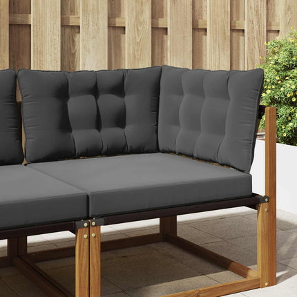 Buiten Bankkussen 2 Pcs Polyester Antraciet