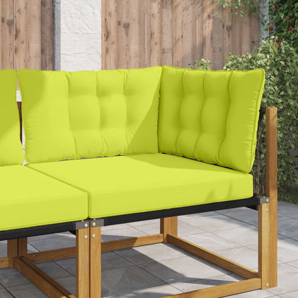 Buiten Bankkussen 3 Pcs Polyester Groen