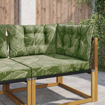 Buiten Bankkussen 80 X 80 X 8 Cm Polyester Bladontwerp